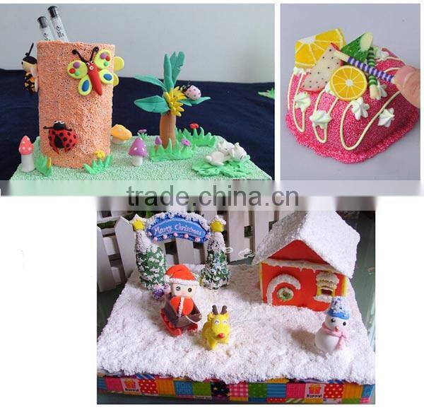 DIY foam putty toy funny educational toy diy bouncing putty toy snow putty toy