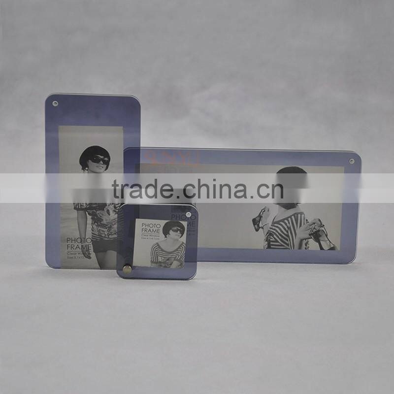2016 Hot sale acrylic/PMMA photo frame for home decoration&wedding photos