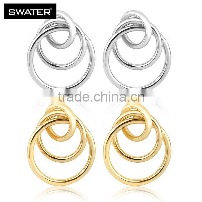 New Products 2016 Innovative Product Loopy Teardrop Latest Gold Earring Designs