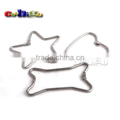 Multi Shape Snap Ring Opening Nickel Plated Iron #FLQ133