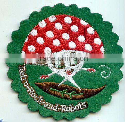 Number Embroidery patch