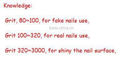 Durable crystal glass nail file buffer/ art file tools/ wholesale supplier glass nail file