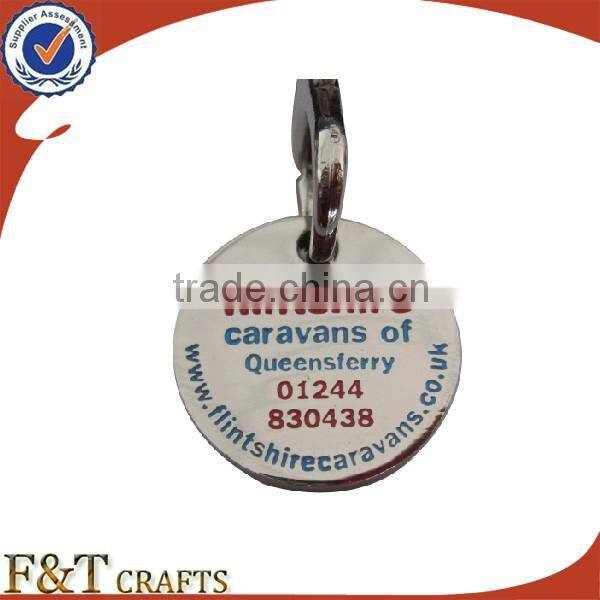 Make plating nickle soft enamel coin for supermarket trolley to sales