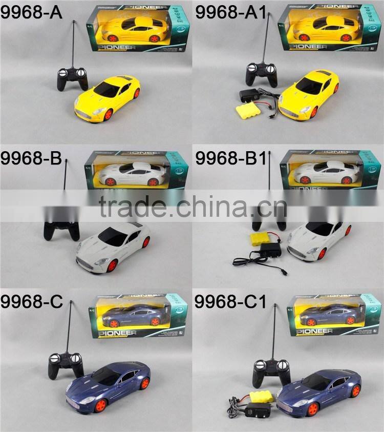 Hot wholesale 1:18 4ch exquisite simulation model rc car toys with high speed motor and LED lights for friends and kids gift