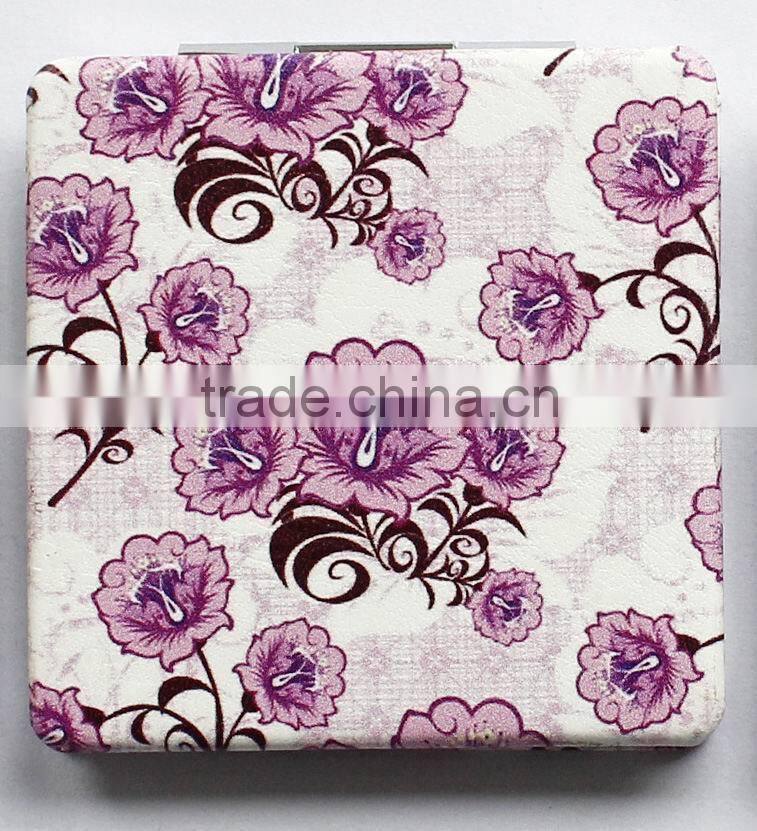 2015 hot sale double sided rose pocket mirror,MB271