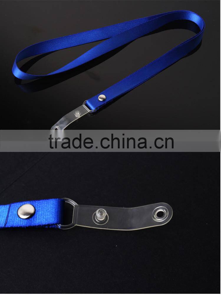 Polyester id card holder lanyard with PVC holder