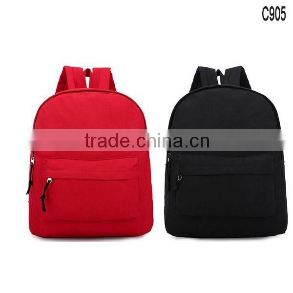 china manufacturer wholesale canvas shool backpack bag rucksack