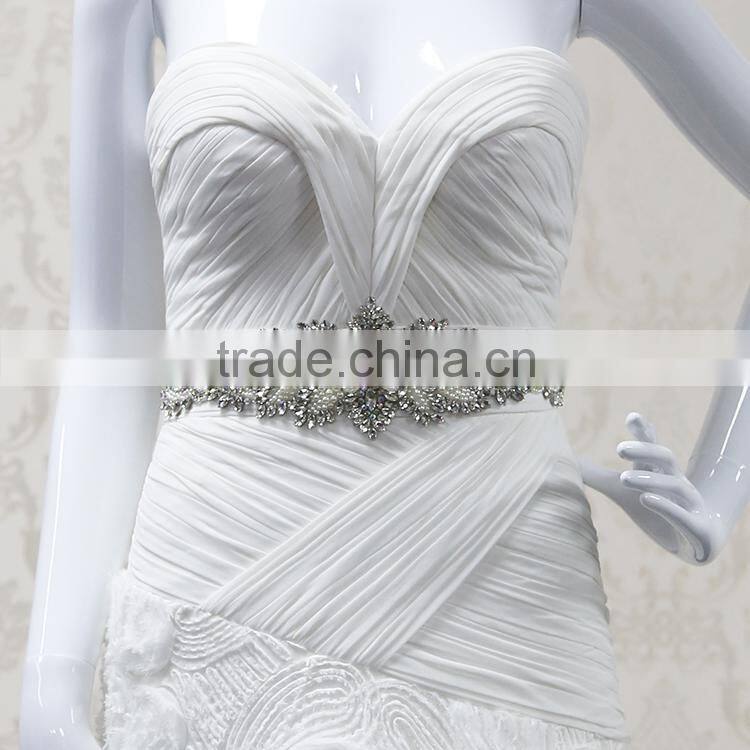 New 2016 Off Shoulder Elegant Lace Mermaid Guangzhou Wedding Dress