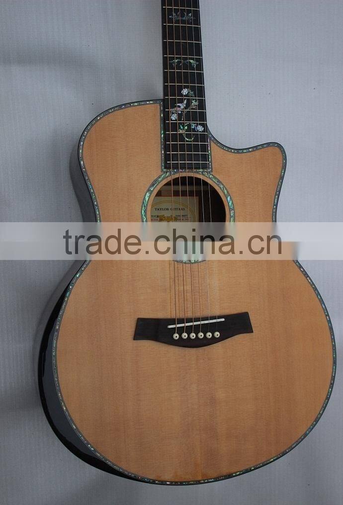 Weifang Rebon 39 size tayla acoustic guitar with armrest body