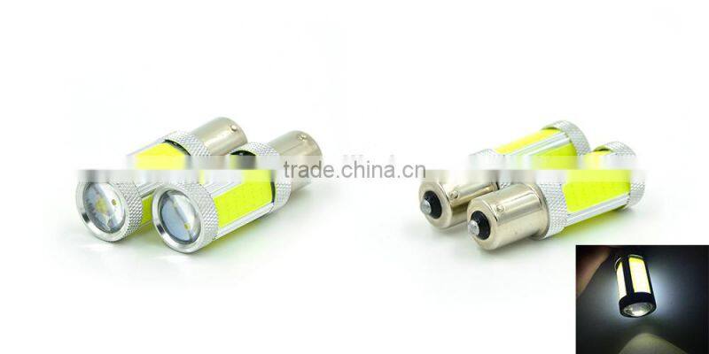 1156 1157 4SMD 12V White High Power COB LED Car Turn Signal