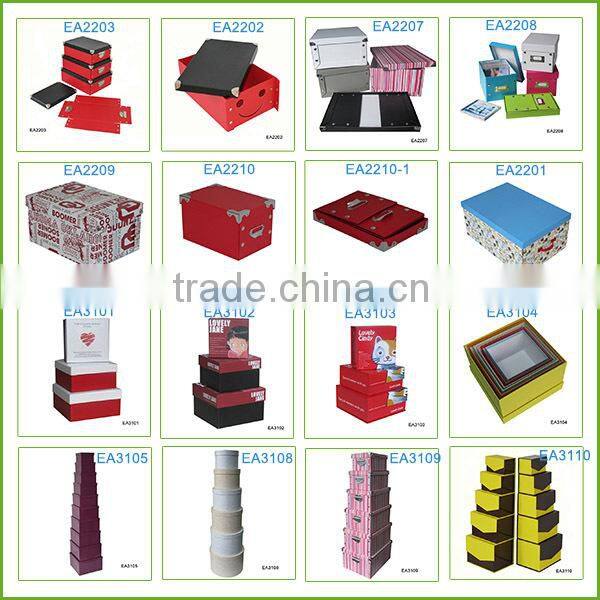 Foldable paper storage box, home clothes folding storage box, multipurpose toy storage box with lid