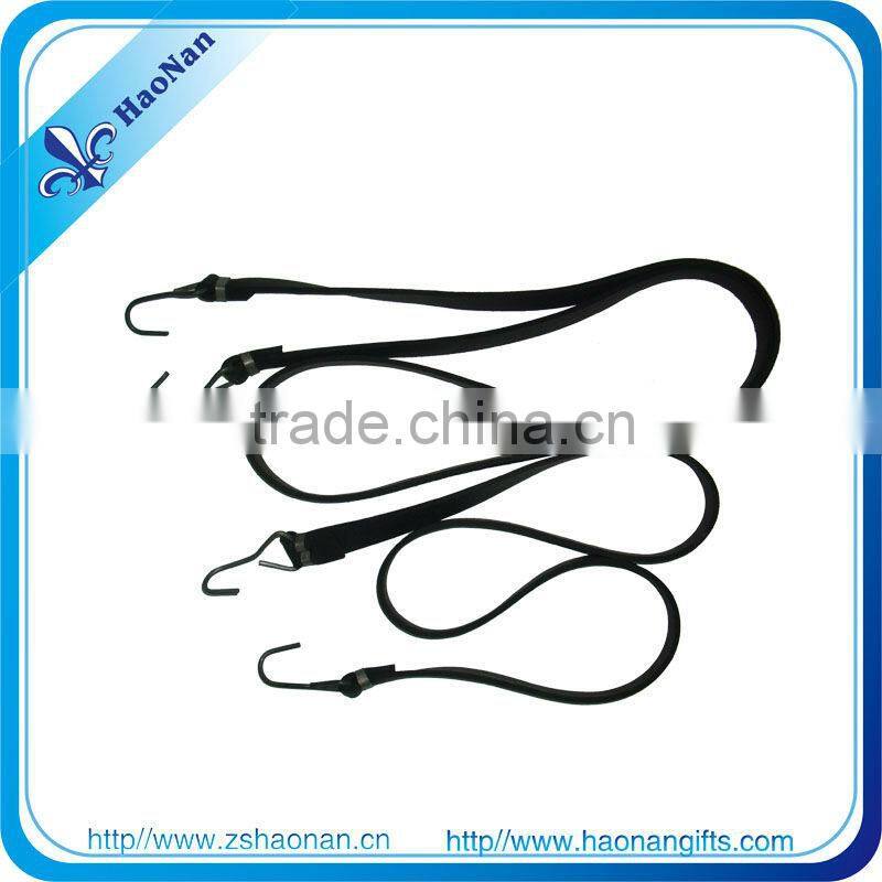 Natural latex bungee cord with plastic clips