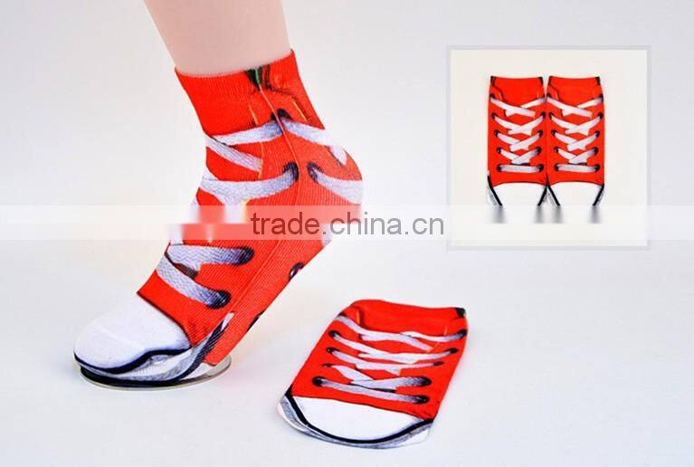 wholesale ladys colorful ankle sublimation blank socks