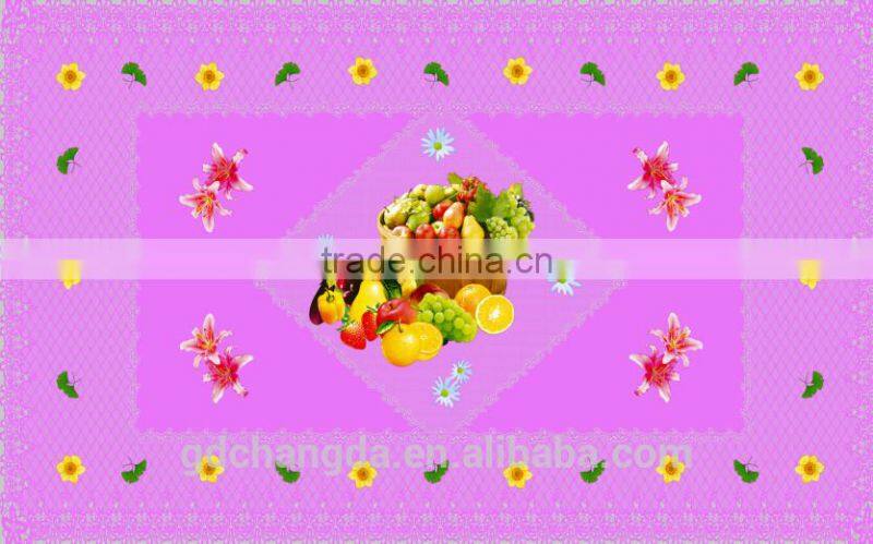 pvc tablecloth easy to clean simple elegant design