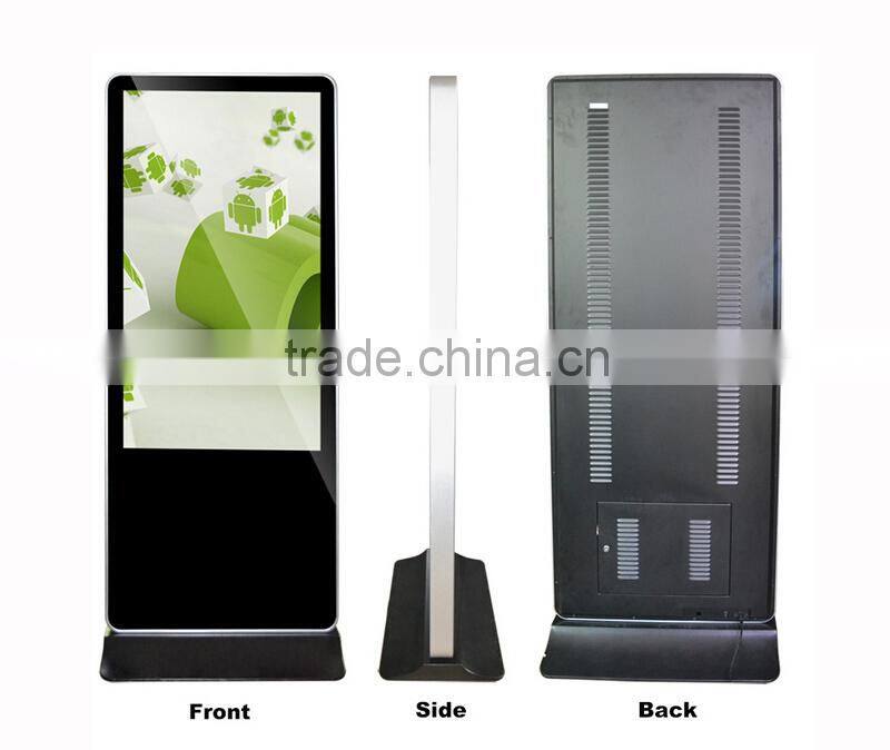 Chestnuter 42 inch floor standing digital signage with Free Opensource digital signage server software