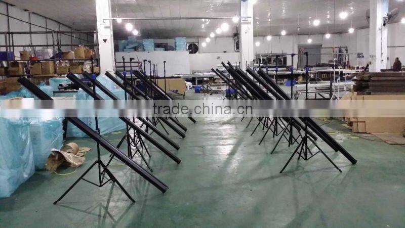 Motorized projector screen with high quality projector screen tripod stand 100inch 200inch 300inch