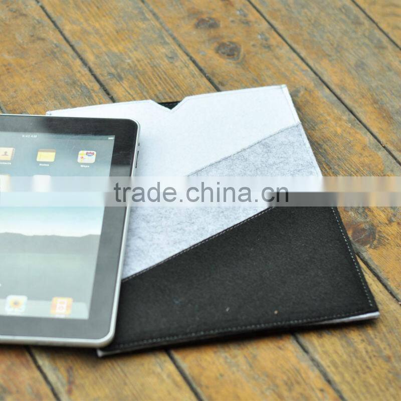 Polyester Felt Laptop Sleeve Tablet Sleeve with Shoulder Strap