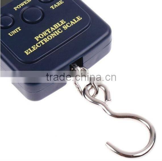 40kg Portable Pocket Digital luggage Scale with strap