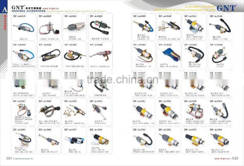 excavator parts PC350-7 3930234 Flameout switch