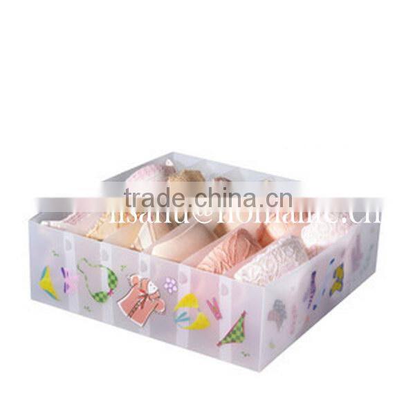 Transparent colorful sundries storage basket for office
