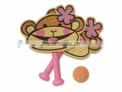 Sponge racket purple flower growing sponge toys