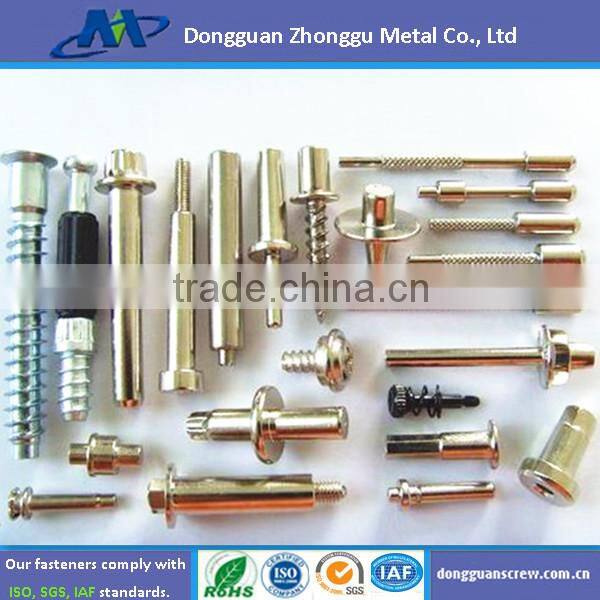 m4 Stainless Steel Slot Drive Knurled Thumb Screw, Straight Knurling Captive screws