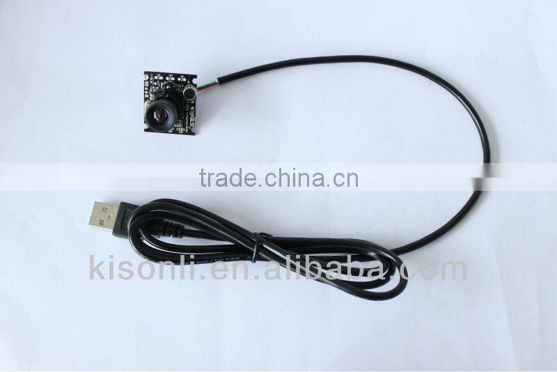 Wide angle micro camera module with Yuy2 Mjpeg