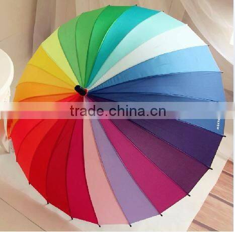 Big 24K Rainbow Umbrellas