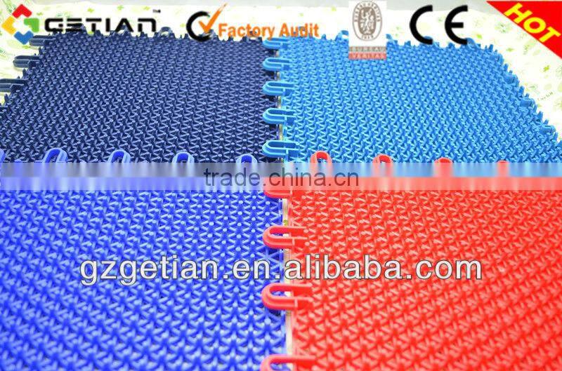 plastic floor mats for home could also used as outdoor rubber flooring & garage floor tiles