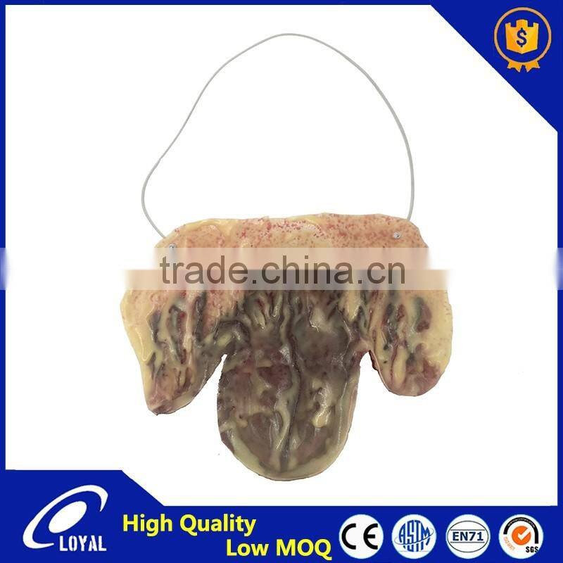 Horrible Long Tongue Latex Bloody Zombie Wound Makeup Horror Halloween Accessory/prop