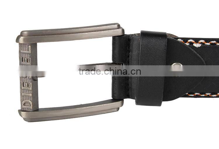 Drop Shipping Mens Fish Scale Stripe Fake Leather Waist Belts