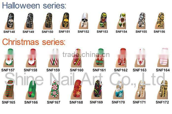 hot sell Random Spots Pink art nail sticker/nail wraps (SFF070)