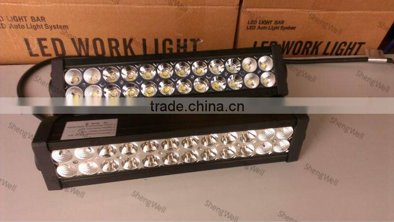 13 inch 9-32v DC IP67 Flood/Spot/Combo led bar light 72w