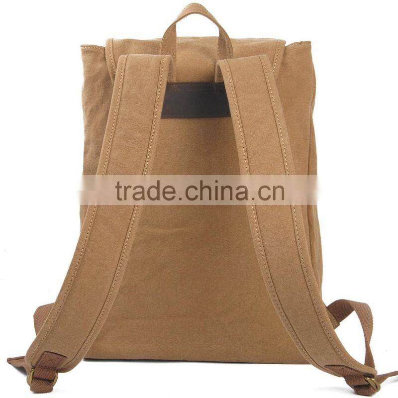 2016 Fashion Laptop Wholesale Blank Canvas Backpacks For School Student Backpack Bag