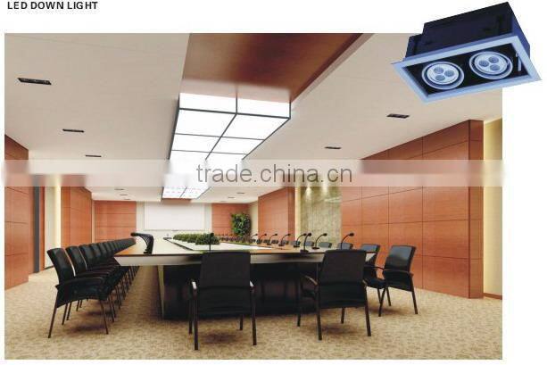 10W 20W 30W LED Recesse light,led grille lamp,square led downlight