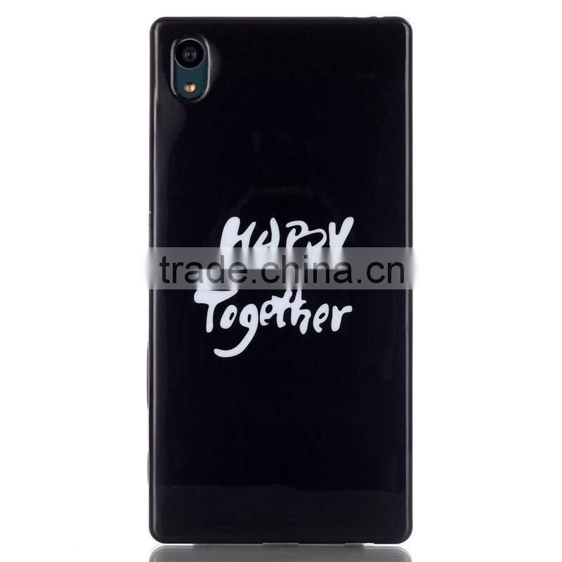 Customed Color Printing TPU Jelly Back Cover Case For Sony Xperia Z5