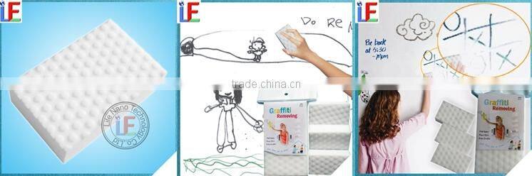 Micro-fibre abrasive clean graffiti removal nano sponge