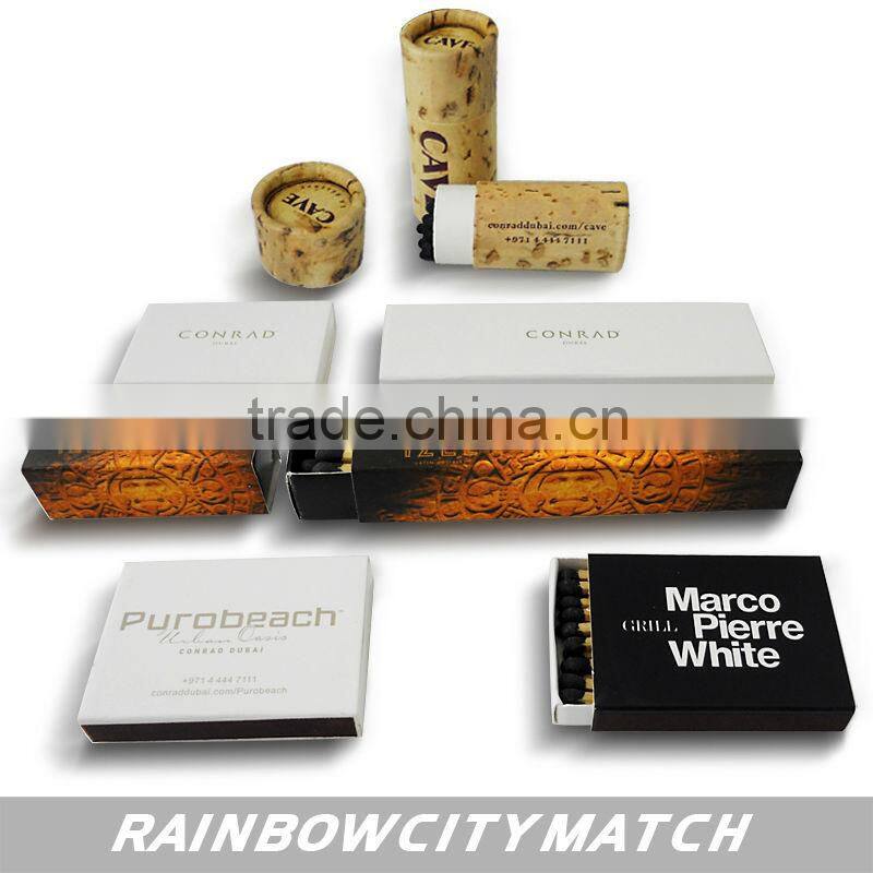 hotel match in short tube ,safety wooden match