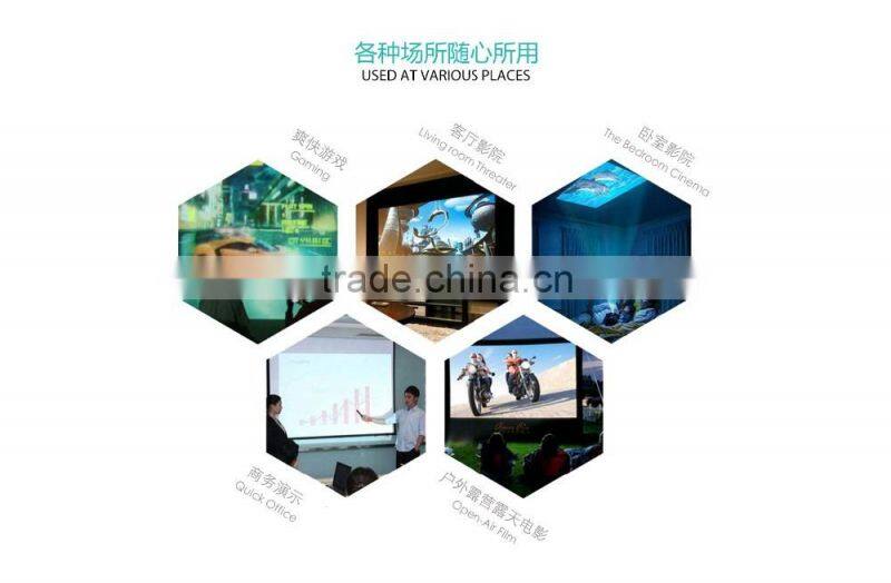 UC50 Mini DLP Pico LED Projector for Smartphones Tablets and Laptops