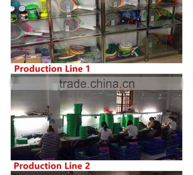 QX809-6 rechargeable electric mosquito bat wire fly swatter Bug Zapper Racket