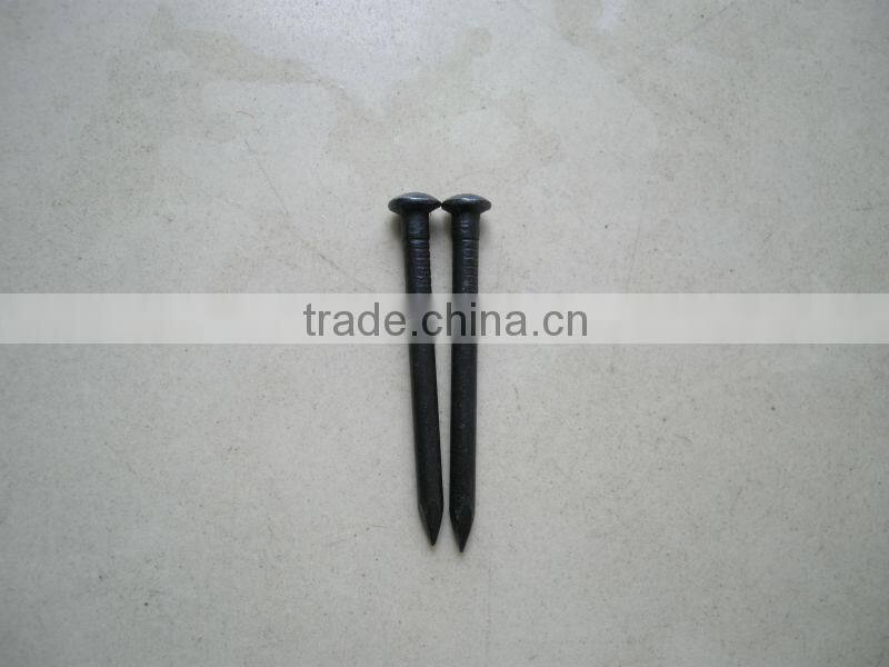 Black steel concrete nails factory
