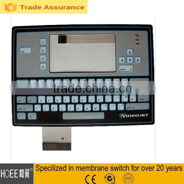 Professional supplier for OEM 3M glue membrane keypad sticer for beckhoff,simatic,and ab allen-bradley