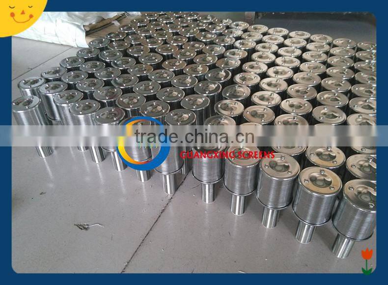 stainless steel 316L V wire filter nozzles strainer for resin water treatment