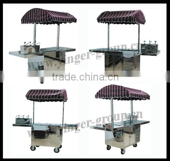 mobile fast food kiosk catering trailer cart sales