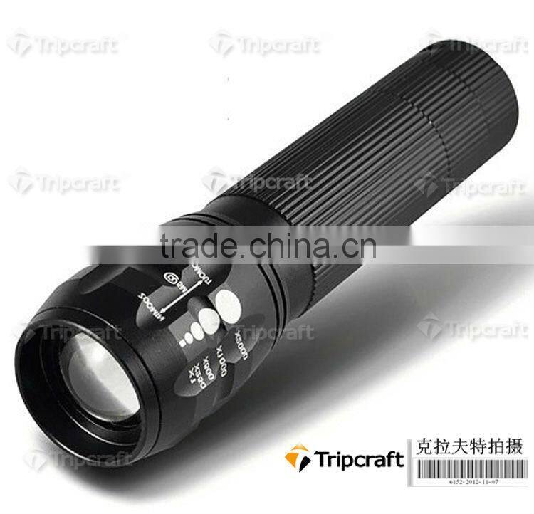 Bicycle led Light 5 Watt 300-500 Lumens Q5 LED Bike Light Black Bicycle Front Torch