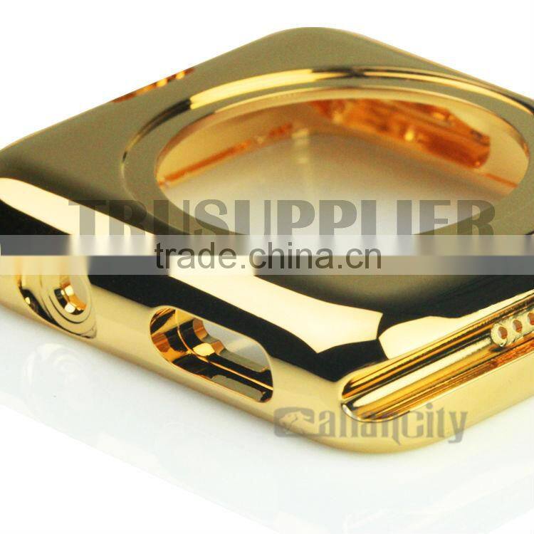 2015 Latest Design Gold Plated Case for Apple Watch Back Cover for Apple Watch with Full Buttons