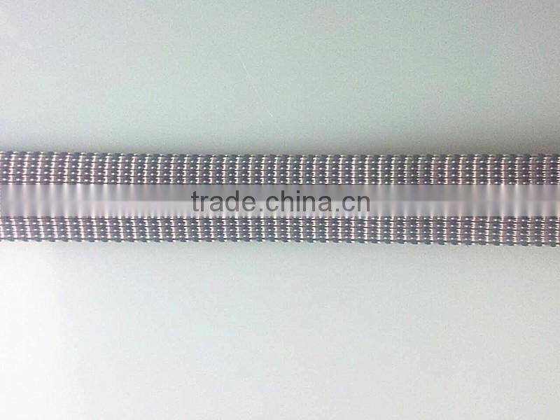Custom logo jacquard woven pattern band tape pp webbing