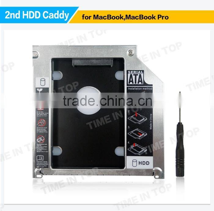 2nd SSD/Hard Disk Drive Caddy 9.5mm for Apple MacBook Pro