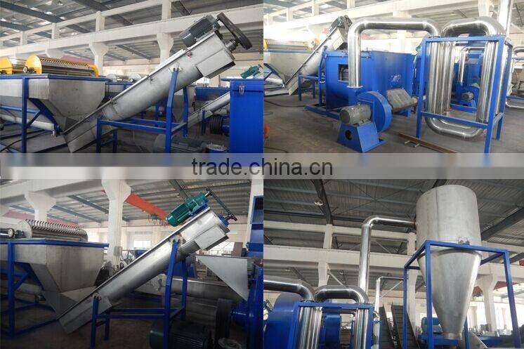 Crush Wash Dewater PE Recycling Machine for Waste Film Plastic Recycling Line