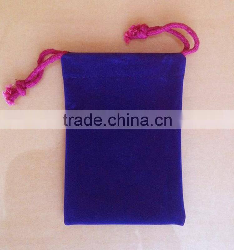 stander size large velvet pouch bag